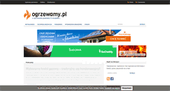 Desktop Screenshot of ogrzewamy.pl